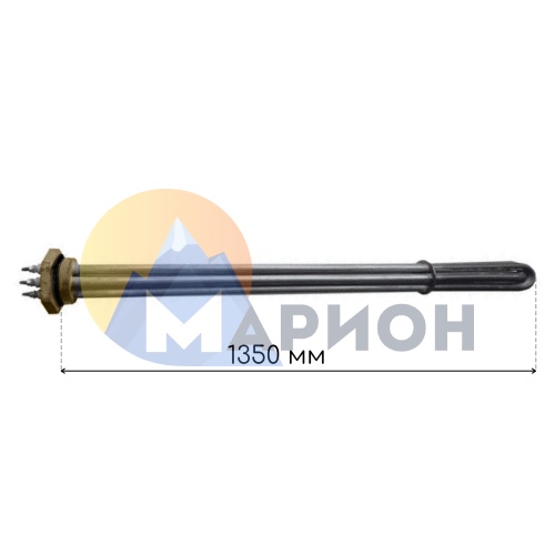 Блок ТЭН 9,45кВт для масла (1350мм) G2" (3*тэн 270 А 13/3,15 Z) 220/380В